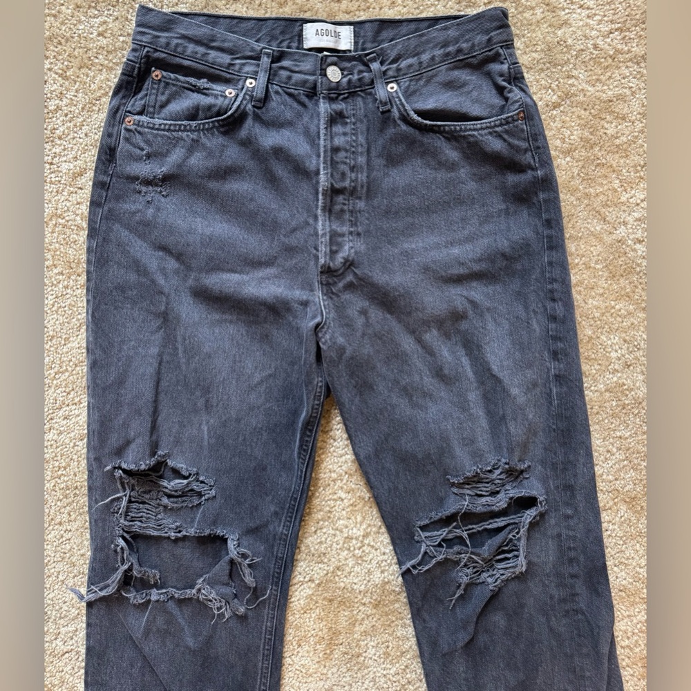 Revolve Agolde 90s Distressed Vagabond Jean - Picture 4 of 11